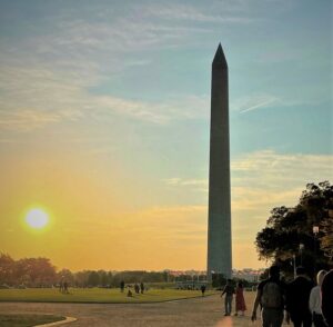 MNA Washington Monument Sun