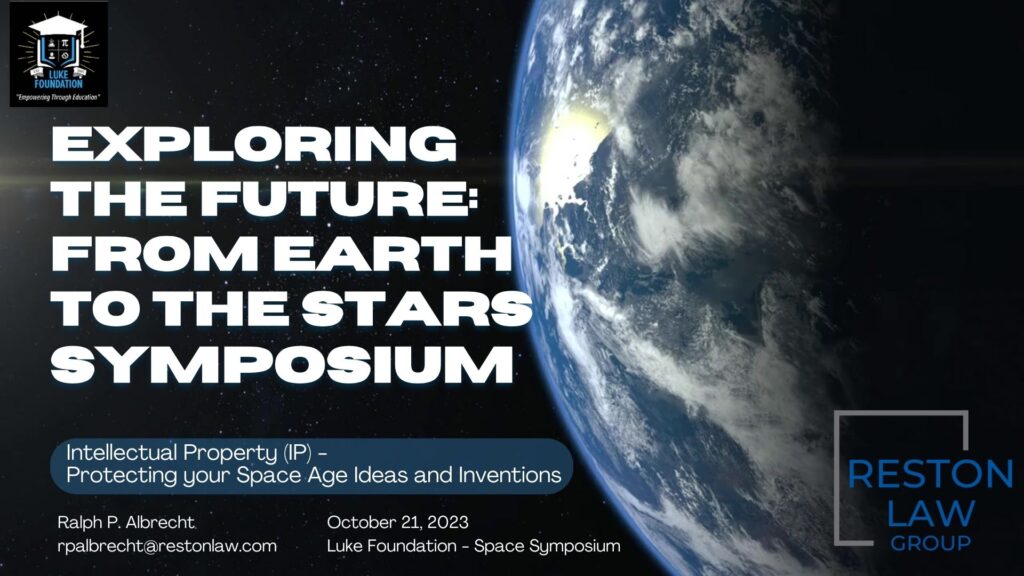 IP in the Space Economy 10 21 2023 Cover - Ralph Albrecht